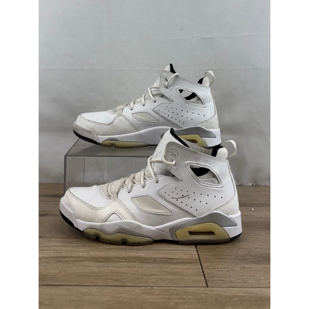 Nike Air Jordan 6 Rings White Silver Men's Basketball Shoes DH5424 100 Size 9.5